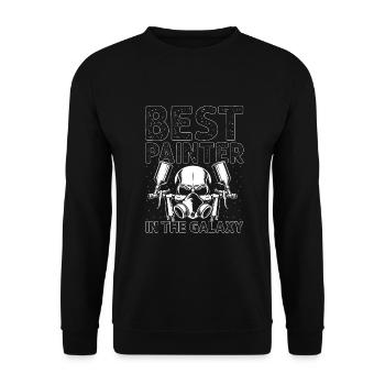 Dicton de carrossier pour les peintres automobiles - Sweat-shirt Unisexe - noir - Devant - Alina (178cm) & Michal (187cm)