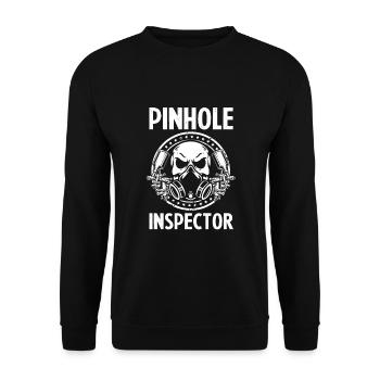 Car painter offer for coachbuilders - Unisex Sweatshirt - black - Front - Alina (178cm) & Michal (187cm)