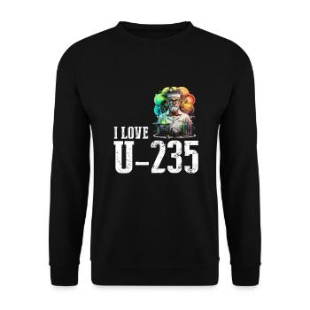 Nuklearingenieur für Kernkraftwerk und Kernenergie - Unisex Pullover - Schwarz - Vorne - Alina (178cm) & Michal (187cm)