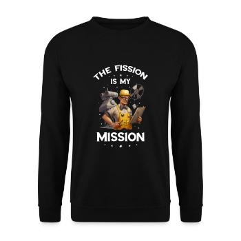 Erneuerbare Nukleare Spruch für Nukleartechnik - Unisex Pullover - Schwarz - Vorne - Alina (178cm) & Michal (187cm)
