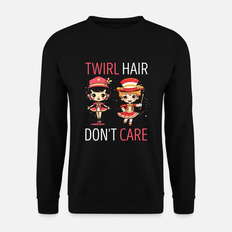 Professionelles Stabdänzerin für Majorette - Unisex Pullover - Schwarz