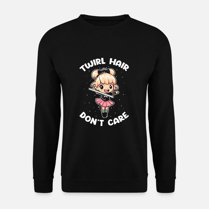 Stocktanz Design für Stabtänzerin - Unisex Pullover - Schwarz