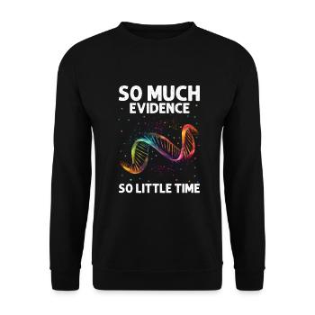 Forensik und forensische Wissenschaft - Unisex Pullover - Schwarz - Vorne - Alina (178cm) & Michal (187cm)
