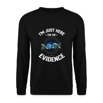 Forensik und forensische Wissenschaft - Unisex Pullover - Schwarz - Vorne - Alina (178cm) & Michal (187cm)