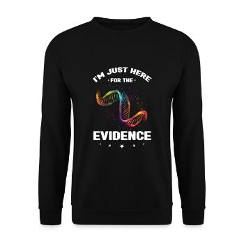 Forensischer Wissenschaftlicher Ermittler - Unisex Pullover - Schwarz - Vorne - Alina (178cm) & Michal (187cm)