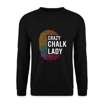 Forensische Kriminologie und Tatort-Ermittler - Unisex Pullover - Schwarz - Vorne - Alina (178cm) & Michal (187cm)