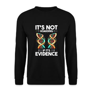 Forensik und forensische Wissenschaft - Unisex Pullover - Schwarz - Vorne - Alina (178cm) & Michal (187cm)