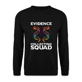 Forensik und forensische Wissenschaft - Unisex Pullover - Schwarz - Vorne - Alina (178cm) & Michal (187cm)