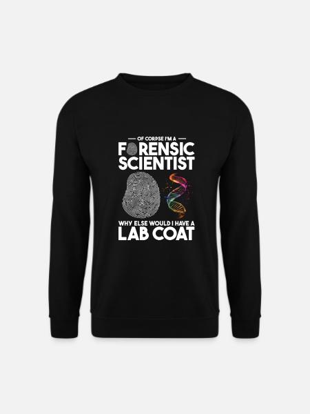 DNA-Analyst und Kriminallabor - Unisex Pullover - Schwarz