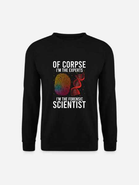 Forensischer Wissenschaftlicher Ermittler - Unisex Pullover - Schwarz