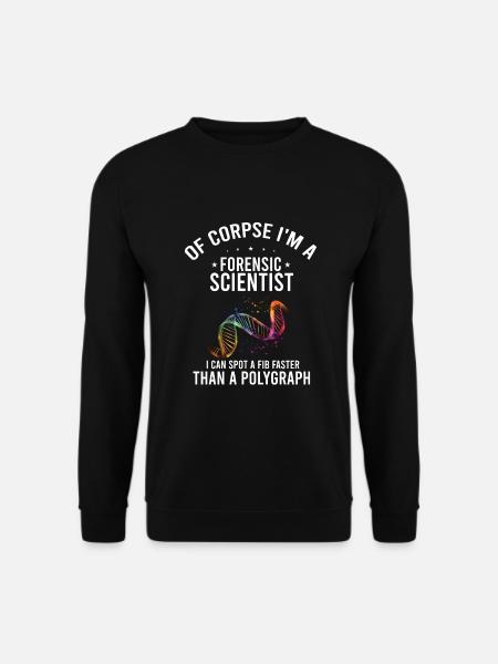 Gerichtsmediziner und Forensischer Analyst - Unisex Pullover - Schwarz