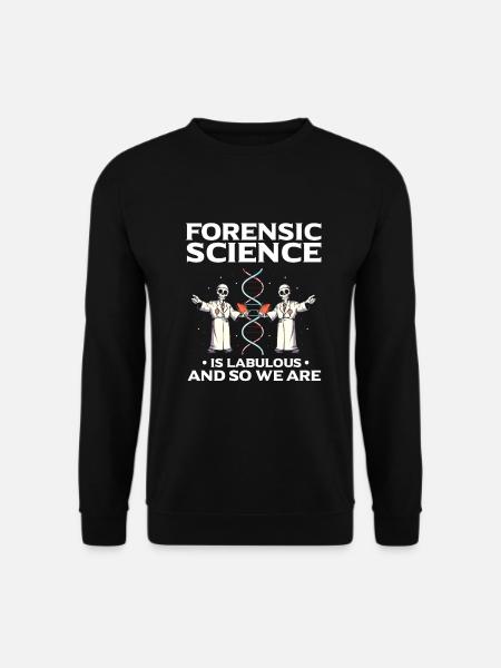 Gerichtsmediziner und Forensischer Analyst - Unisex Pullover - Schwarz