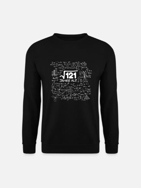 WURZEL 121 = 11 JAHRE MATHE GEBURTSTAG GESCHENK - Unisex Pullover - Schwarz