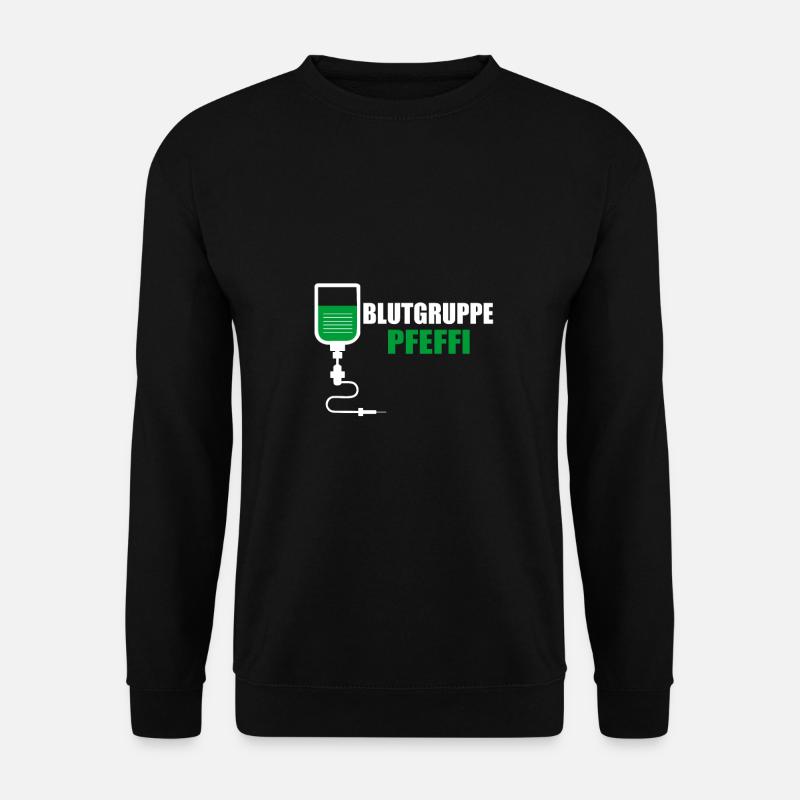 Blutgruppe Pfeffi - Unisex Pullover - Schwarz