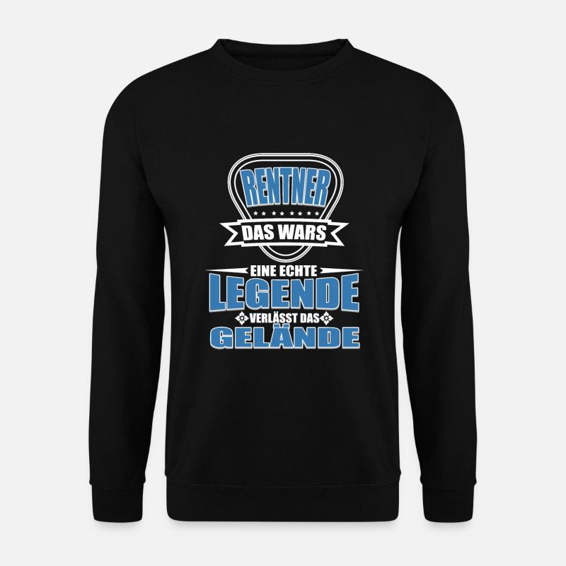 Rentner Legende - Unisex Pullover - Schwarz