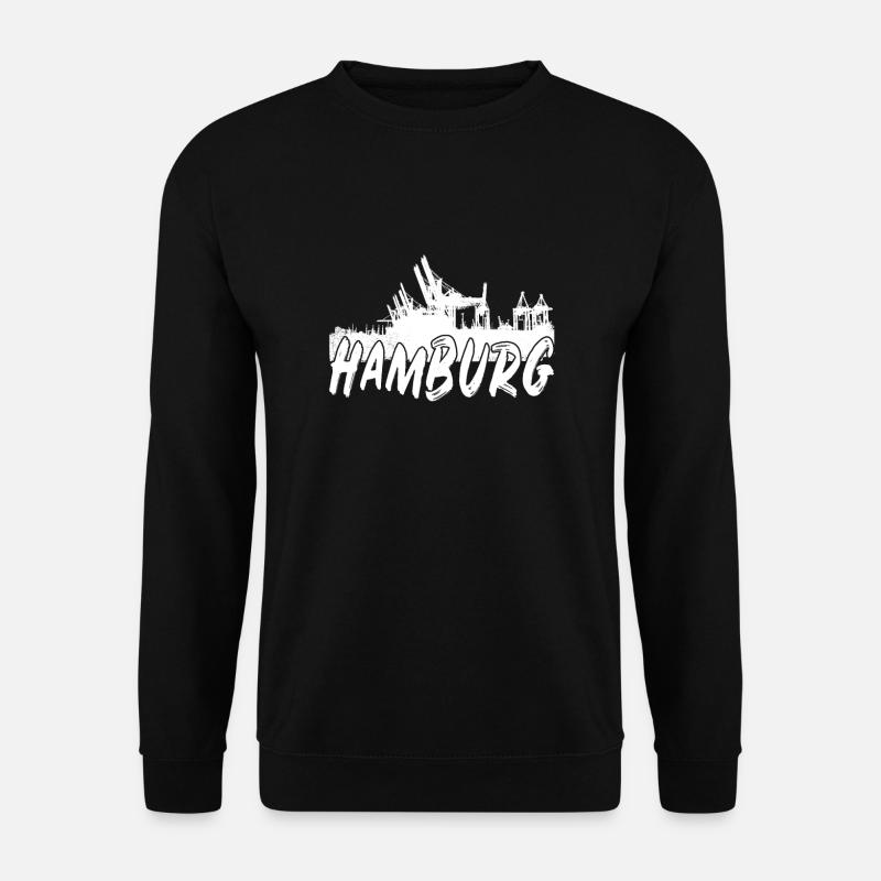 Hamburg Hafen - Unisex Pullover - Schwarz