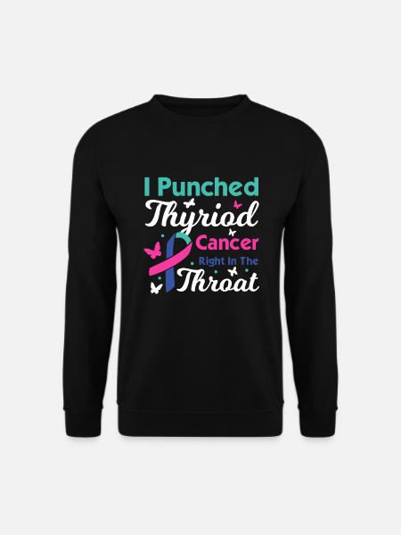 Thyroid Cancer Awareness - Unisex Sweatshirt - black