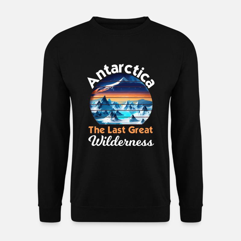 Antarktis Die Letzte Große Wildnis Outdoor - Unisex Pullover - Schwarz