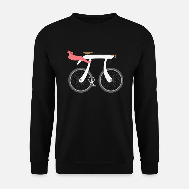 Funny Picycle T-Shirt Bicycle Pi Shirt - Unisex Pullover - Schwarz