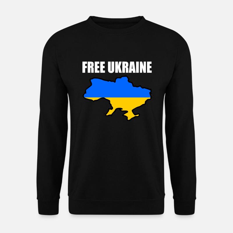 Free ukraine - Unisex Pullover - Schwarz