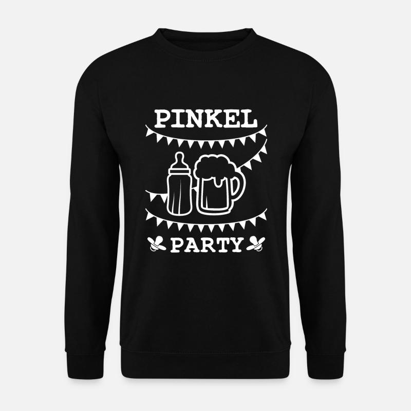 Pinkelparty Babypinkeln Pullerbier Motiv - Unisex Pullover - Schwarz