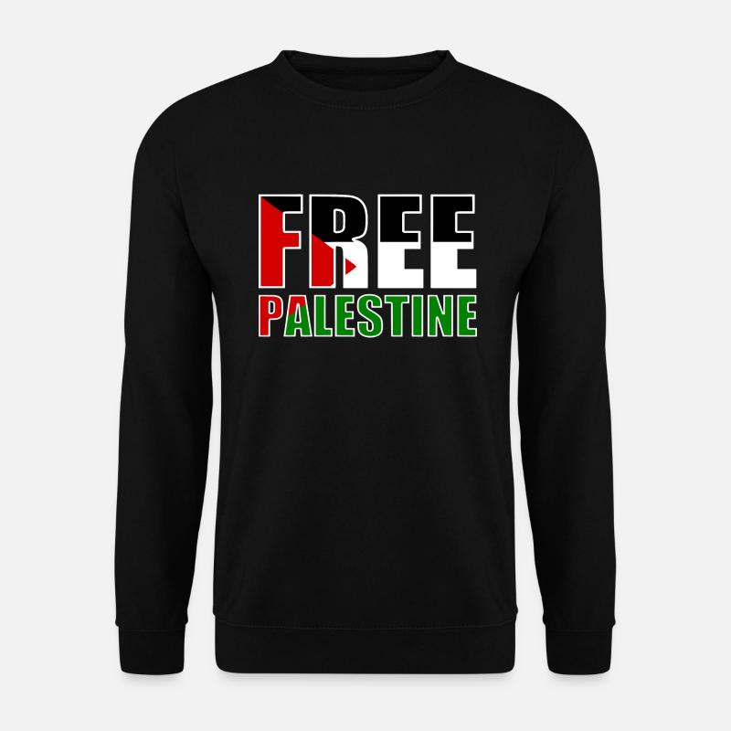 Free palestine - Unisex Pullover - Schwarz