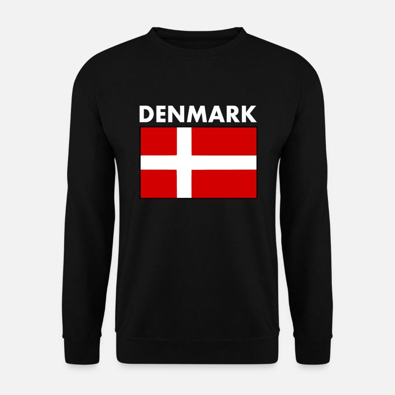 Dänemark - Unisex Pullover - Schwarz