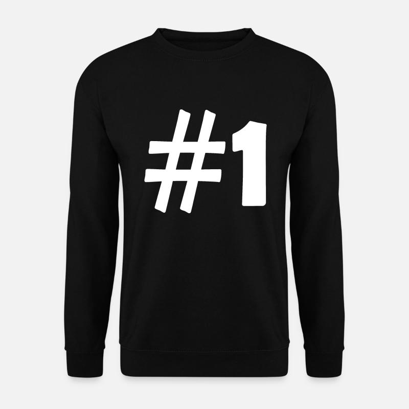 #1 - Unisex Sweatshirt - black