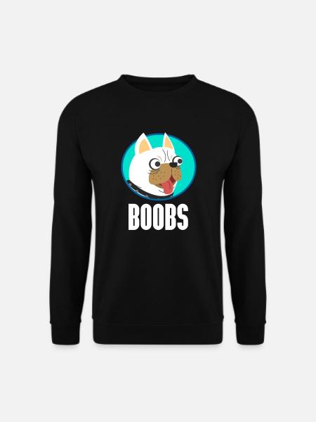Boobs - Chien - Sweat-shirt Unisexe - noir
