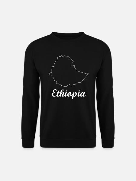 Ethiopia Ethiopia Map Map - Unisex Sweatshirt - black