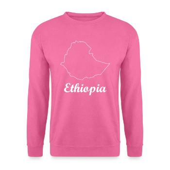 Ethiopie Ethiopie Carte Carte - Sweat-shirt Unisexe - rose - Devant