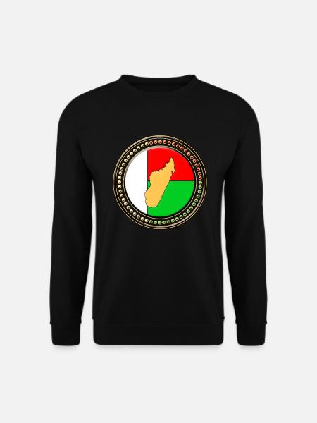 Drapeau de Madagascar - Sweat-shirt Unisexe - noir