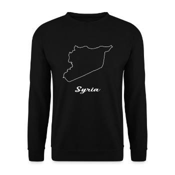 Carte du drapeau du Chili - Sweat-shirt Unisexe - noir - Devant - Alina (178cm) & Michal (187cm)