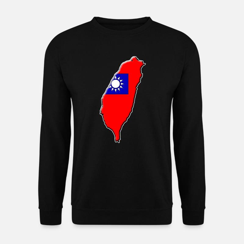 Drapeau de Taiwan - Sweat-shirt Unisexe - noir