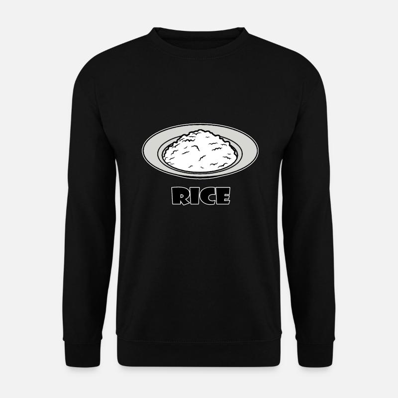 Rice - rice - eat rice - Unisex Sweatshirt - black