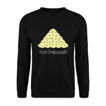 Got Pelmeni - Unisex Sweatshirt - black - Front - Alina (178cm) & Michal (187cm)