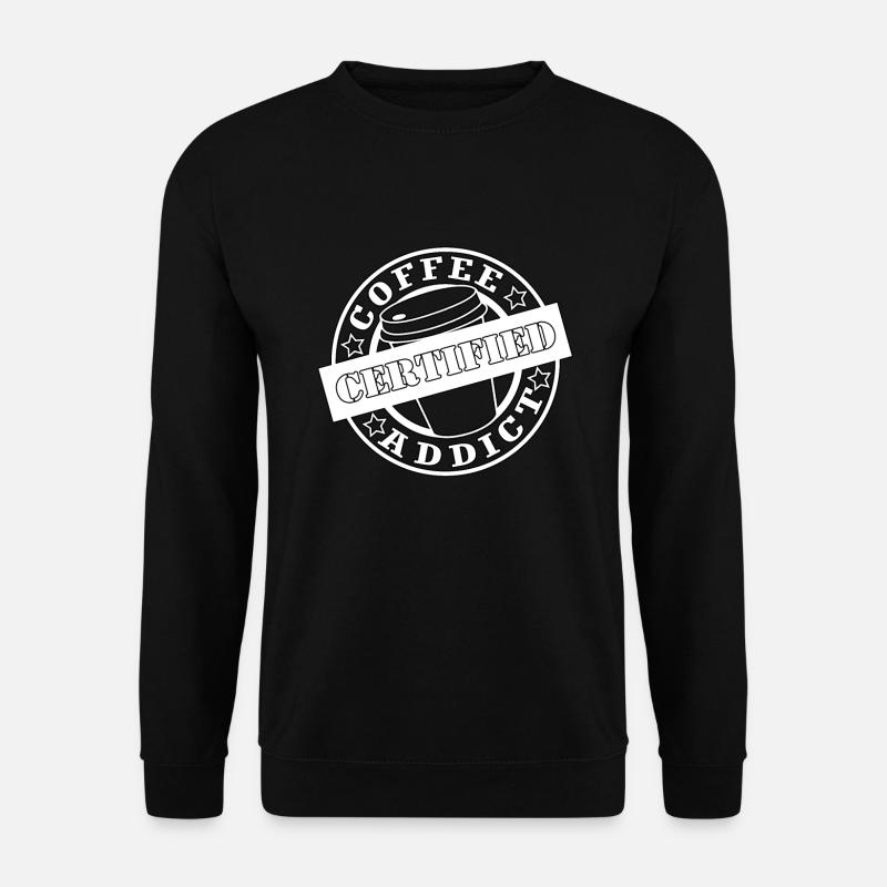 Coffee - Kaffee Addict - Unisex Pullover - Schwarz