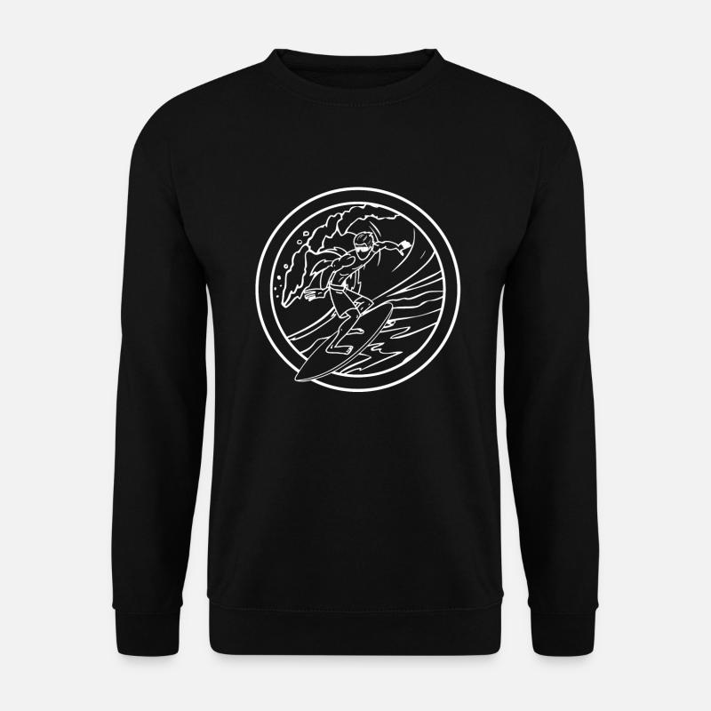 Surfer - Unisex Pullover - Schwarz