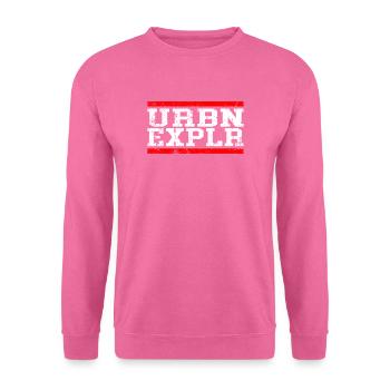 Urbexer Lost Place Urban Explorer - Sweat-shirt Unisexe - rose - Devant