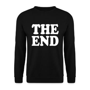 The end - Unisex Pullover - Schwarz - Vorne - Alina (178cm) & Michal (187cm)