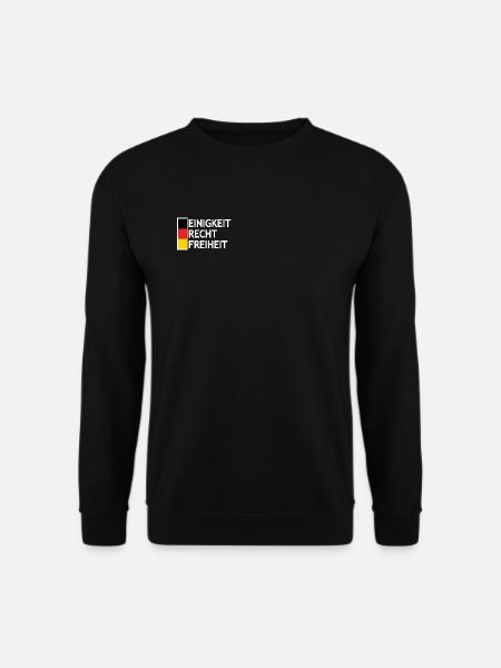 Deutschland Einigkeit Recht Freiheit - Unisex Pullover - Schwarz