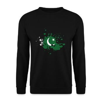 Pakistan - Unisex Sweatshirt - black - Front - Alina (178cm) & Michal (187cm)
