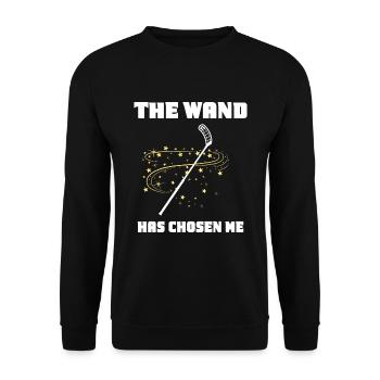 floorball floorball-magic unihockey-sport - Sweat-shirt Unisexe - noir - Devant - Alina (178cm) & Michal (187cm)