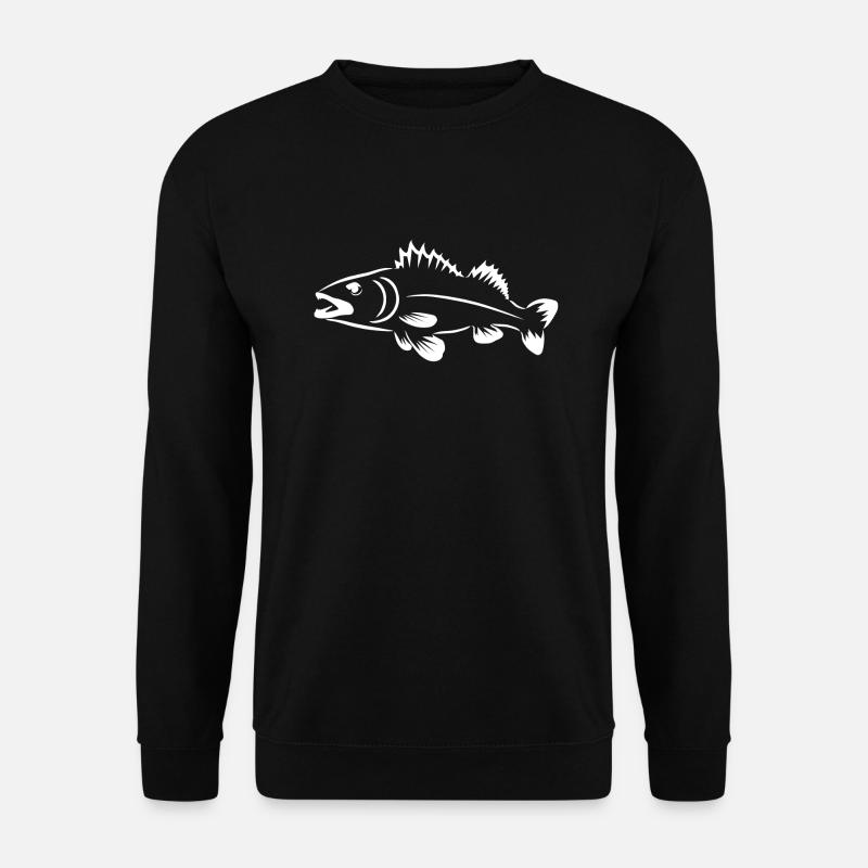 pike-perch - Unisex Sweatshirt - black