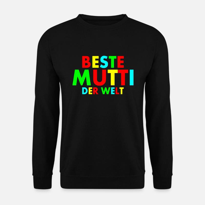 Beste mutti der welt - Unisex Pullover - Schwarz