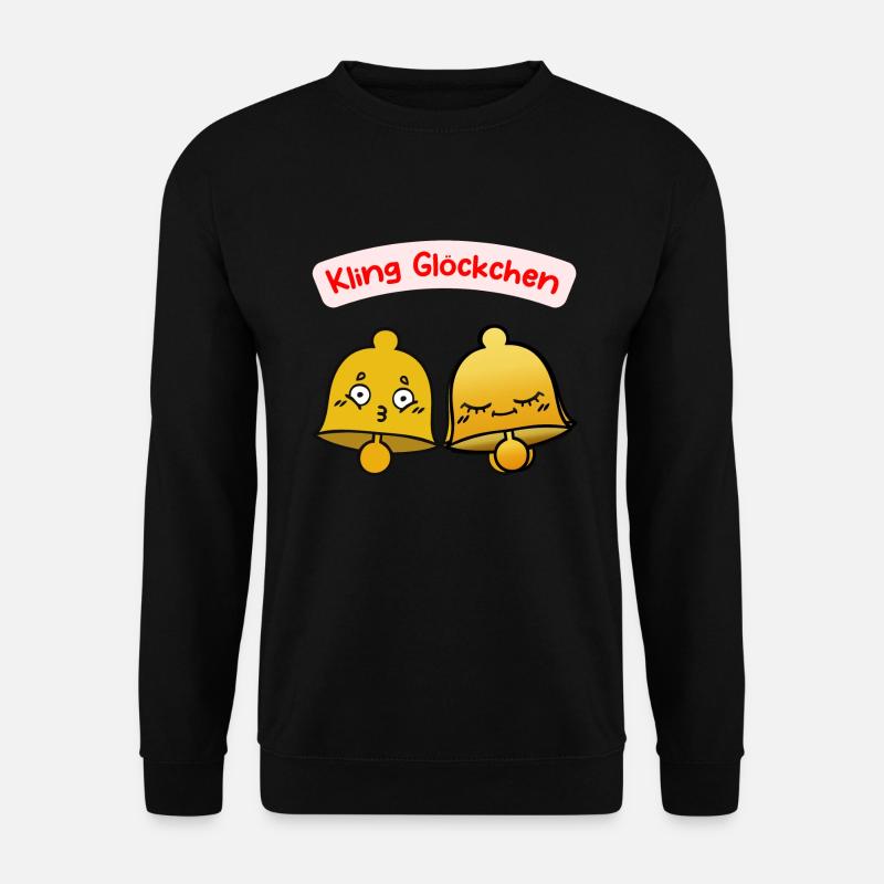 Glöckchen Glocken - Unisex Pullover - Schwarz