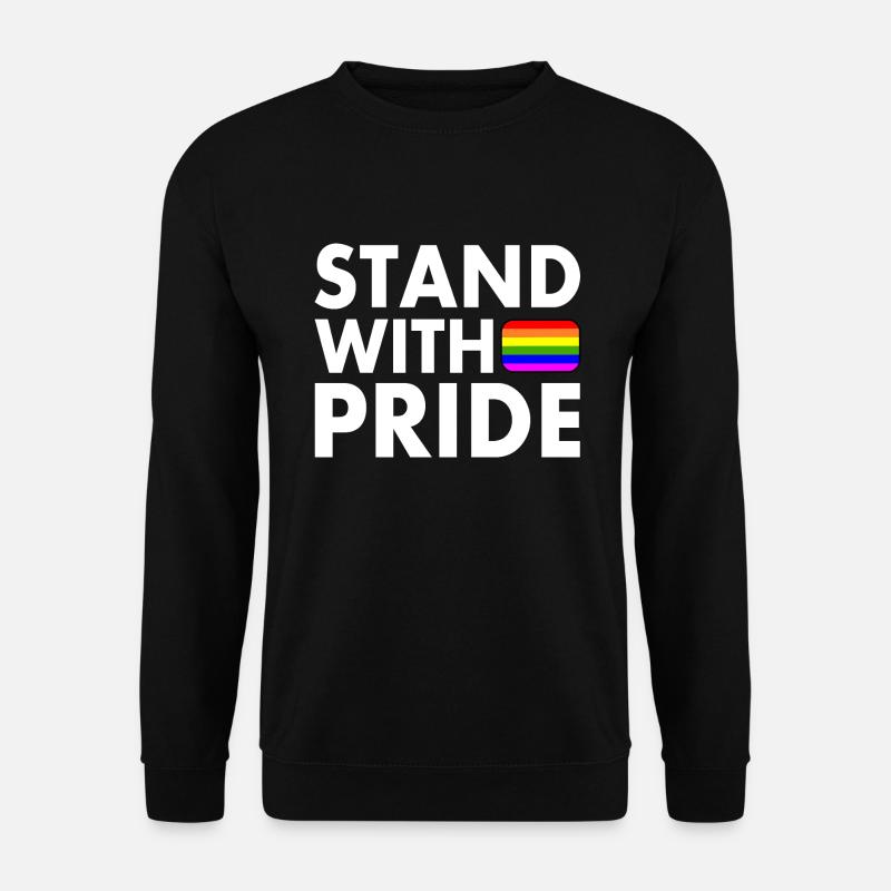 Stand with pride - Unisex Sweatshirt - black