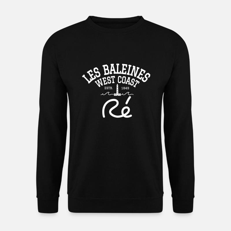 Le Phare des Baleines - Sweat-shirt Unisexe - noir