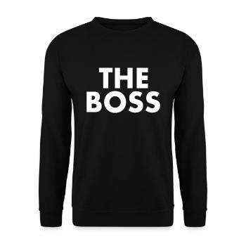 The boss - Sweat-shirt Unisexe - noir - Devant - Alina (178cm) & Michal (187cm)