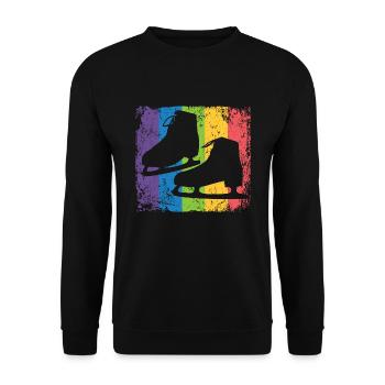 Patinage artistique Patinage artistique Patinage sur glace - Sweat-shirt Unisexe - noir - Devant - Alina (178cm) & Michal (187cm)